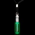 2" Green LED Pendant with Lanyard